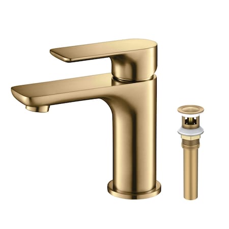 Kibi Tender Single Handle Bathroom Vanity Sink Faucet, Pop Up Drain C-KBF1019BB