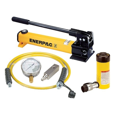 Enerpac Cylinder and Hand Pump Set, Single Acting SCR156H