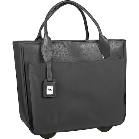 Francine Collections Ltd FLORENCE ROLLER & TOTE BLACK FLORLRT-01