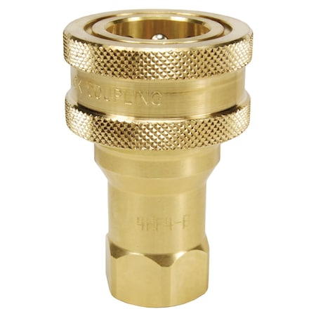 Dixon HSeries Poppet FNPT, 1/2", Coupler, 1/2", BR 4HF4-B