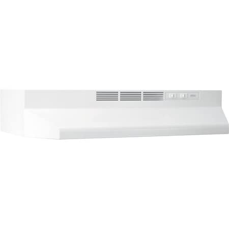 Broan-Nutone White Non-ducted Range Hood 412101