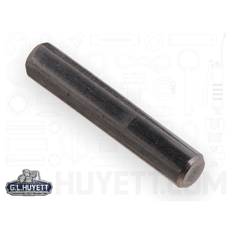 Huyett Type A Grooved Pin, 300 Stainless Steel, 0.219 in Dia x 0.217 in Small End Dia x 1.250 in Length GPS-0218-1250-A