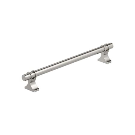Amerock Davenport 7-9/16 inch 192mm Center-to-Center Satin Nickel Cabinet Pull BP36618G10