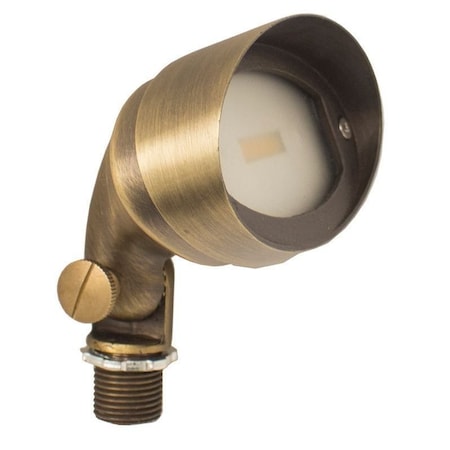 Westgate SOLID BRASS OVAL DIRECTIONAL LIGHT WITH INTEGRATED COB LED 250LM 30K, 6W, 3000K, Bronze LFLD2-6W-30K-BZ