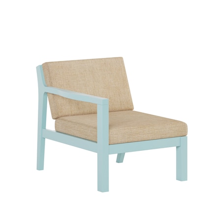 Polybird BREEZE DEEP SEAT SECTIONAL PIECE RIGHT CHAIR        SAGE POLYBIRD P102-SG-CAAS