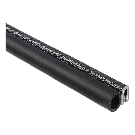 Trim Lok Inc Trim Seal, Black, 250 ft L 3062B3X1/16A-250
