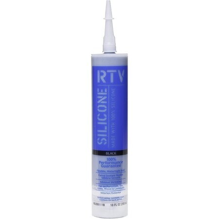 Krylon White Lightning Contractor RTV Silicone Sealant Black WL099111B