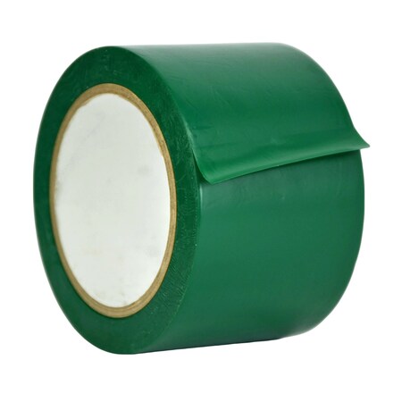 Wod Tape PVC, Emerald Green, 4 inch (96mm) W., 6 mil Thickness, 12 PK WOD VTC606-04000-12-60-EMG