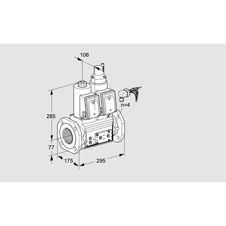 Honeywell Kromschroder VCS665F05NLWRE/PPPP/PPPP KS88206699
