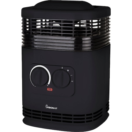Vision Air 10'' 1500W/750W Fan Forced Ceramic Heater 1VAHCS10
