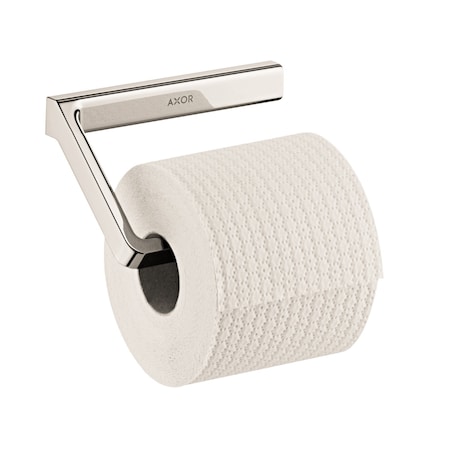 Axor Universal SoftSquare Toilet Paper Holder without Cover in Polished Nickel 42846830