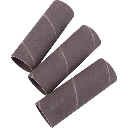 Grizzly 1-1/2" Dia. x 4-1/2" A/O Hard Sanding Sleeve, 60 Grit, 3PK H5445