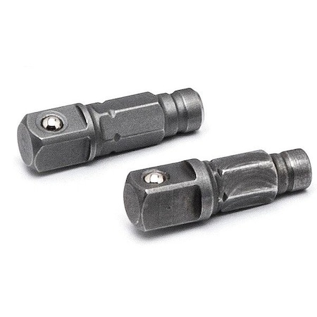 Gearwrench Ratchet Adapter, 1/4 Drive, Slim Head, 2 PC 81038