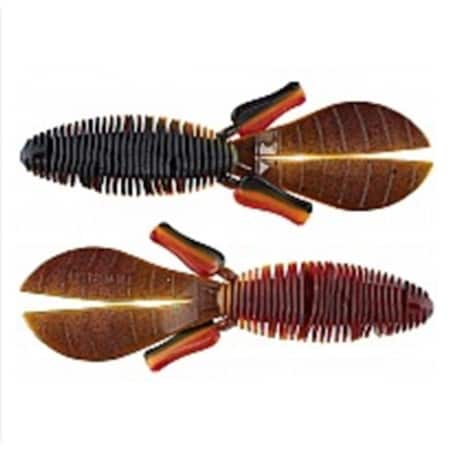 Missile Baits 4.5 in. D Bomb, Diablo, 6PK MBDB45-DBLO