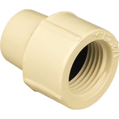 Charlotte Pipe And Foundry 1/2'' FIP Schedule 40 Threaded PVC Adapter CTS 02102 0600HA