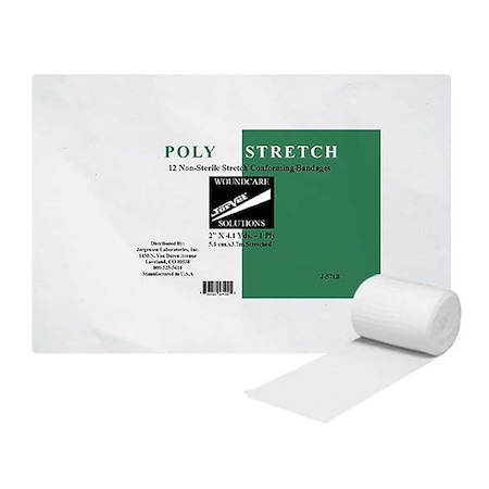 Jorgensen Laboratories Jorvet Stretch Conforming Gauze Bandage, 2"x4.1 Yards, 96PK J0571B