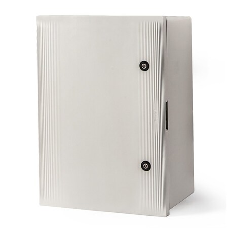 Famatel Usa Fiberglass Enclosure, 23.6 in H, 15.7 in W, 9.8 in D, IP66 49146