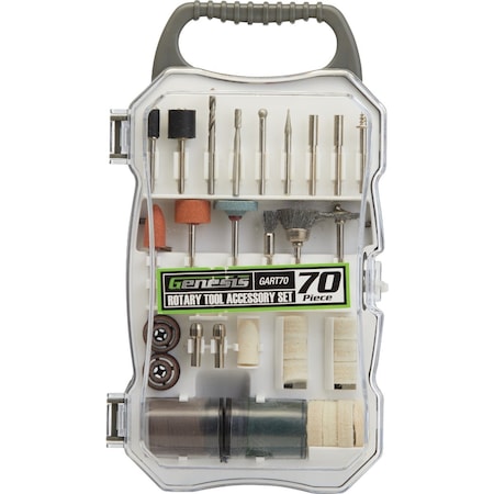 Genesis 70-Piece Rotary Tool Accessory Kit GART70