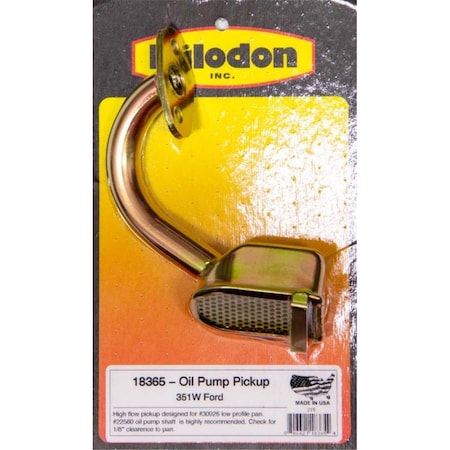 Milodon 18365 Oil Pump Pick-Up MIL18365