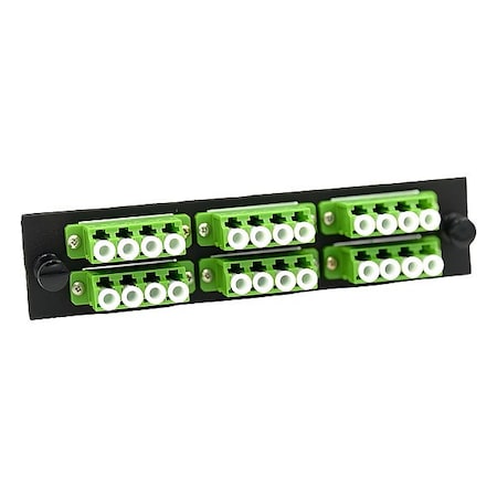 Fibertronics Fiber Optic Adapter Plate LGX-LCQX-6G