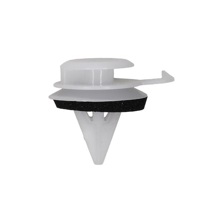 Auveco Land Rover Moulding Retainer with Seal, White Nylon, 15PK 22156