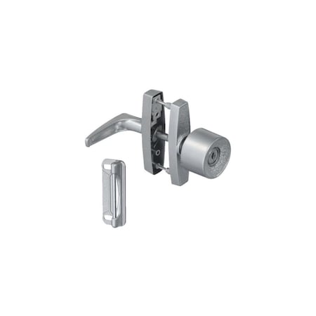 National Hardware Silver Knob Latch with Key for V1308 214828