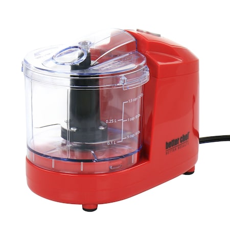 Better Chef Compact 12 Ounce Mini Chopper in Red IM-842R