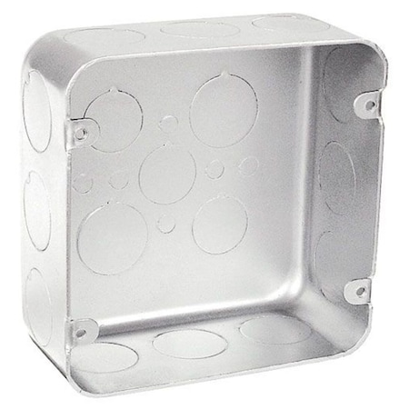 Southwire Electrical Box, 42 cu in, Junction Box Type, Steel, Square Shape 72171-1/2