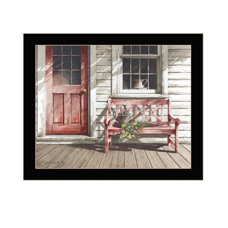 Homeroots Fresh Cut Flowers 2 Black Framed Print Wall Art 407384