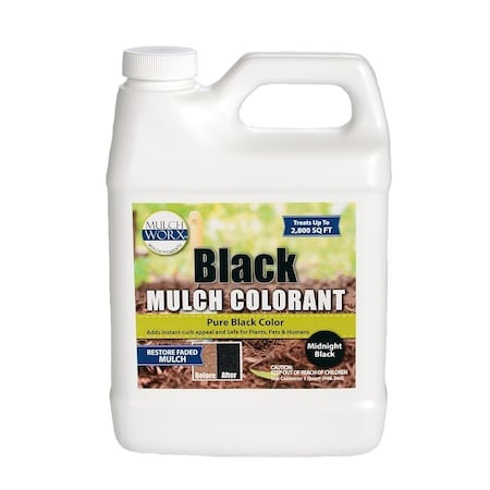 Mulch Worx Sanco, Liquid, Black, 1 qt Bottle 60009