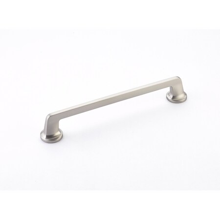 Schaub 8in Center to Center Northport Round Cabinet Pull Satin Nickel Finish 213-15