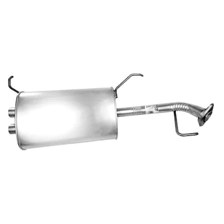 Walker 18963 SoundFX Front Aluminized Steel Oval Direct Fit Exhaust Muffler for 2001-2003 Infiniti QX4 W22-18963