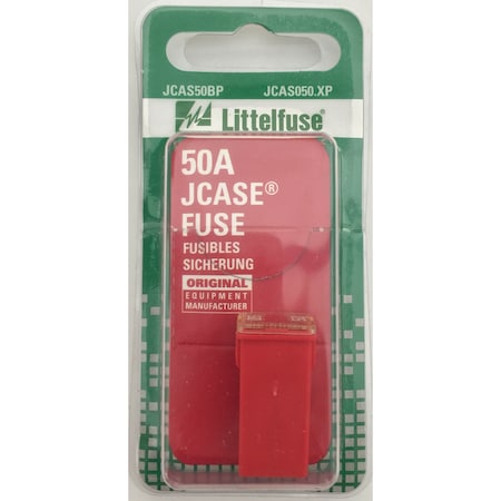 Littelfuse Cartridge Type JCASE 50 Amp Slow Blow Single JCAS50BP