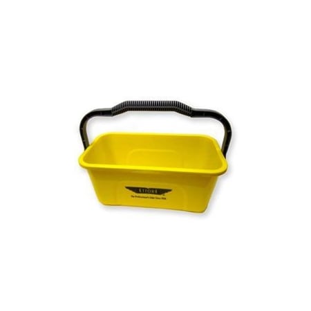 Ettore Products 3 gal Yellow Plastic Rectangular Bucket 256550