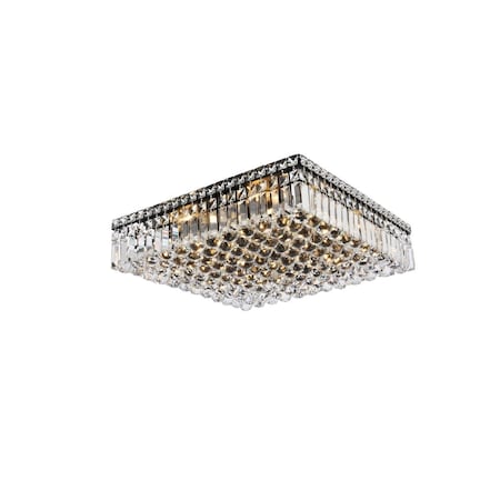 Lighting Business V2032F20BK-RC 20 in. Maxime Flush Mount, Black LI2955424