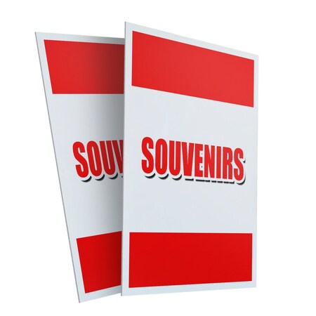 Signmission Souvenirs, Plastic Signs Only 24 Inch x 36 Inch, Corrugated Plastic, 2PK CSB-2436-2PACK-Souvenirs