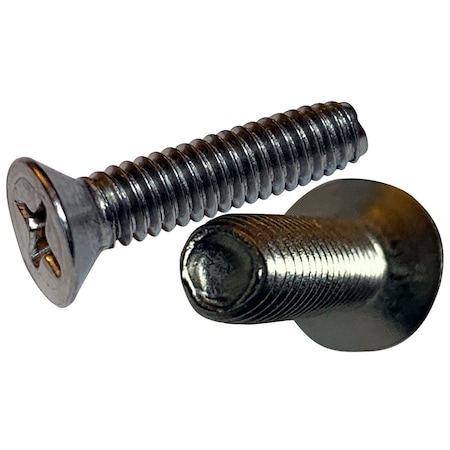 Newport Fasteners #6-32 x 1 in, 410 Stainless Steel Flat Head Phillips Drive, 1000 PK 653887-1000
