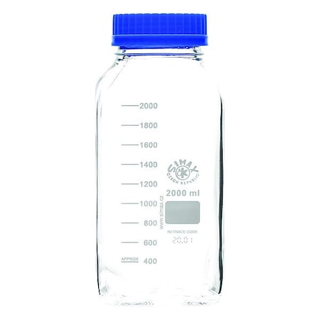 United Scientific Supplies Inc Media/Store Btl, Boro Glass, 185mm H, PK6 BSWM2000