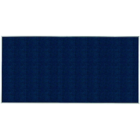 Aarco VIC Cork Bulletin Board w/ a Clear Satin Anodized Al Frame, Poppy Seed Dark Gray 48''Hx96''W DW4896204