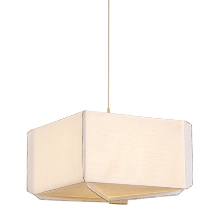 Hudson Valley Lighting Louise 3 Light Pendant in Patina Gold Leaf Finish AH4433-PGL