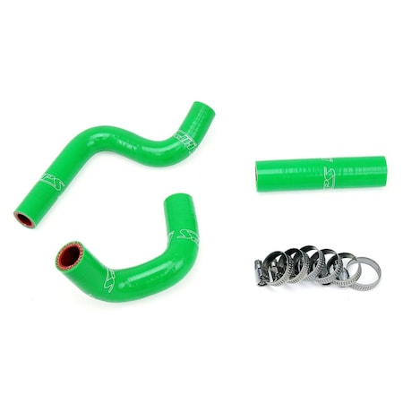 Hps Performance High Temp Reinforced Silicone Radiator Coolant Hose Kit, Green,  57-1364-GRN