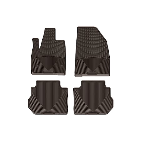 Weathertech Cocoa, Front and Rear All Weather Floor Mats W418CO-W535CO