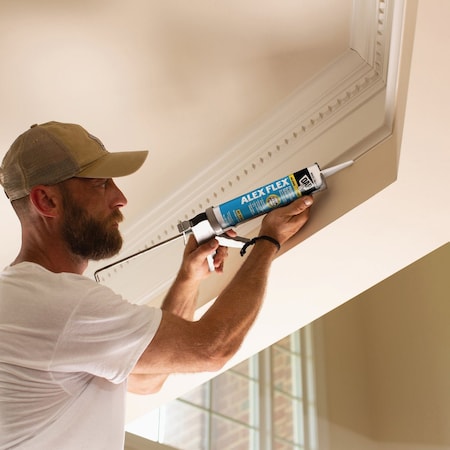 Dap Alex Flex 10.1 Oz. Premium Molding & Trim Acrylic Latex Siliconized Sealant Antique White 7079811456