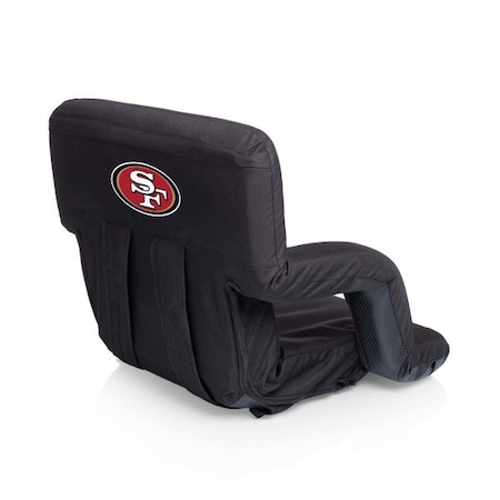 Picnic Time Family Of Brands NFL San Francisco 49ers - Ventura Portable Reclining Stadium Seat 618-00-179-274-2