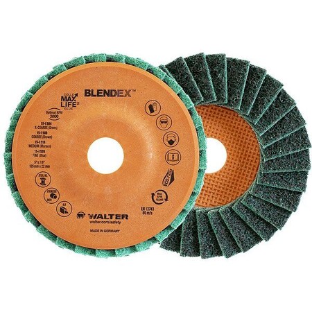 Walter Sanding Discs, 5" dia., PK25 15C508