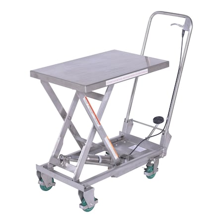 Vestil CART SCISSOR 300LB CAP STNLS STEEL CART-300-SS3