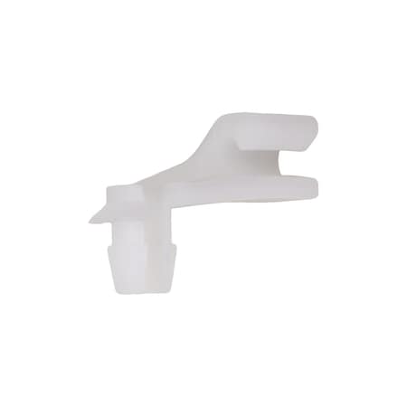 Auveco GM Door Lock O.D. Clip White Nylon, 25PK 21196