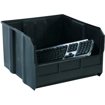 Partners Brand Conductive Bins, 18" x 16 1/2" x 11", Black, PK3 BINC113