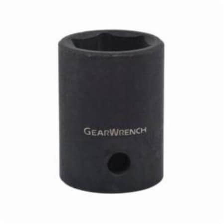 Gearwrench Standard Length Socket, 1/2 in Square Drive, 1-1/4 in, 6 Points 84514N