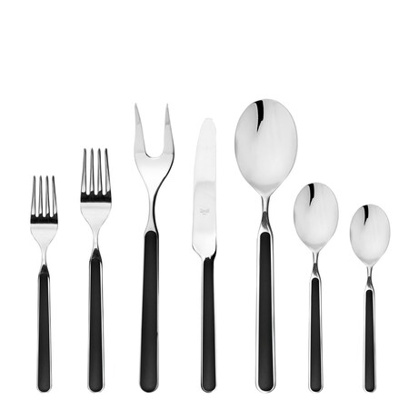 Mepra Fantasia Flatware Set - 32 Pieces - Black 10N622032